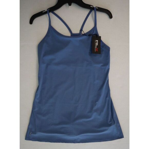 Ralph Lauren RLX Women Sz M Blue Racerback Athletic Golf/Tennis Skort Dress $198 - Picture 9 of 15